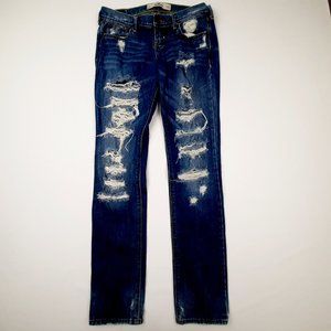 Hollister Women's Juniors Destroyed Jeans Size 1 B